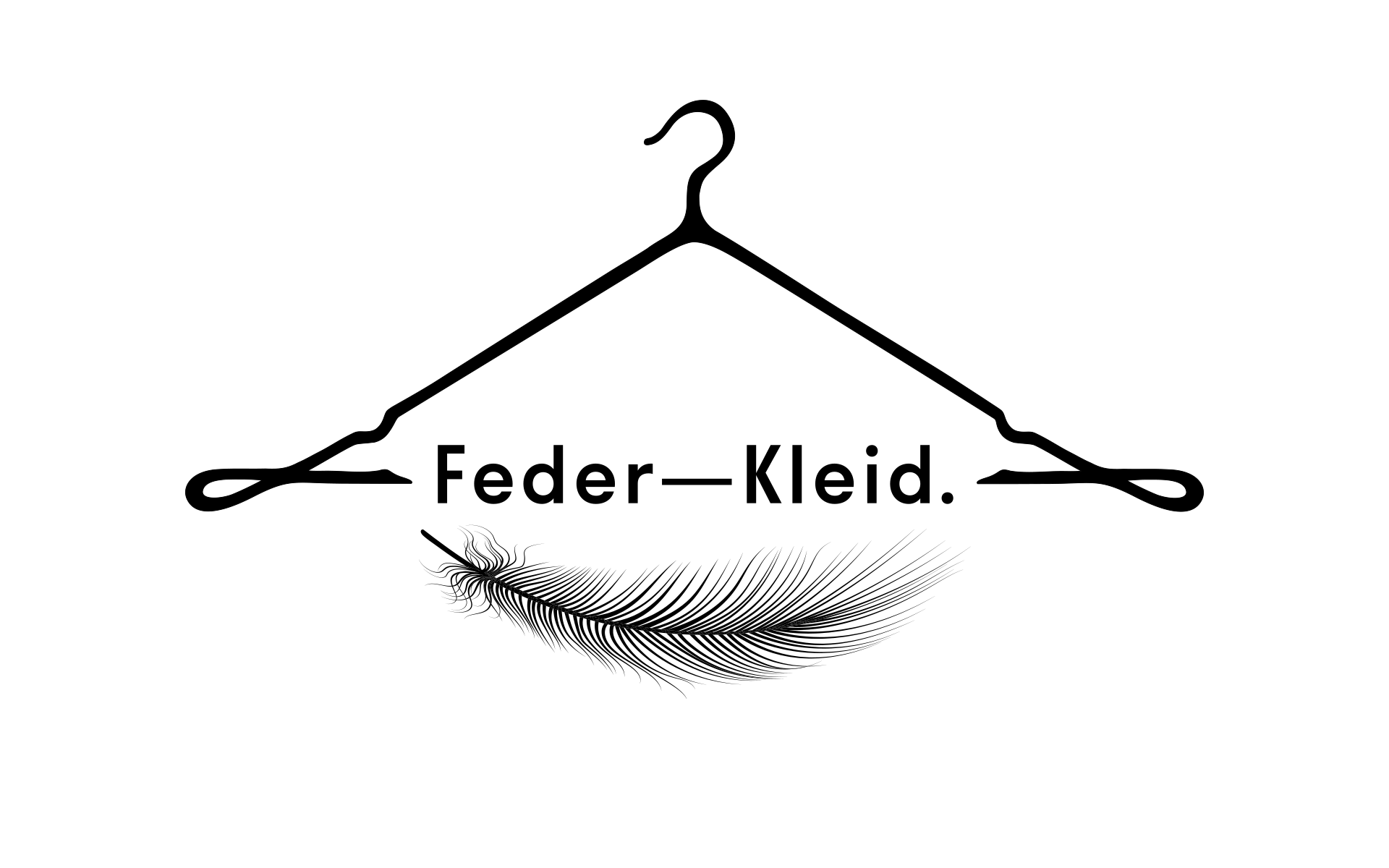 Feder–Kleid. Logo