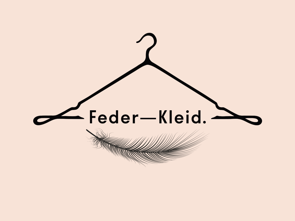 Feder–Kleid. Logo