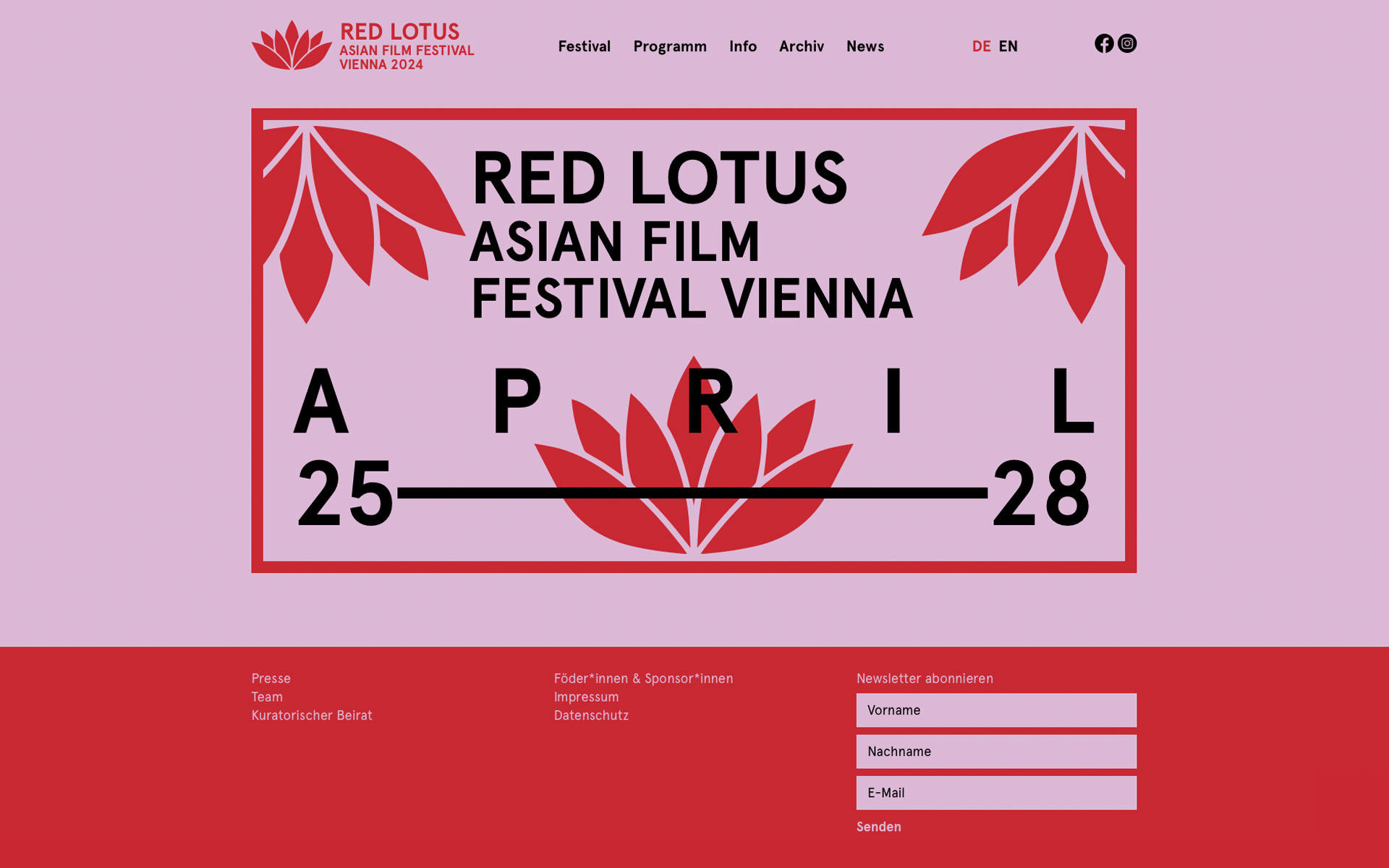 Red Lotus Film Festival 2024, Website ©ChristinaLeyerer