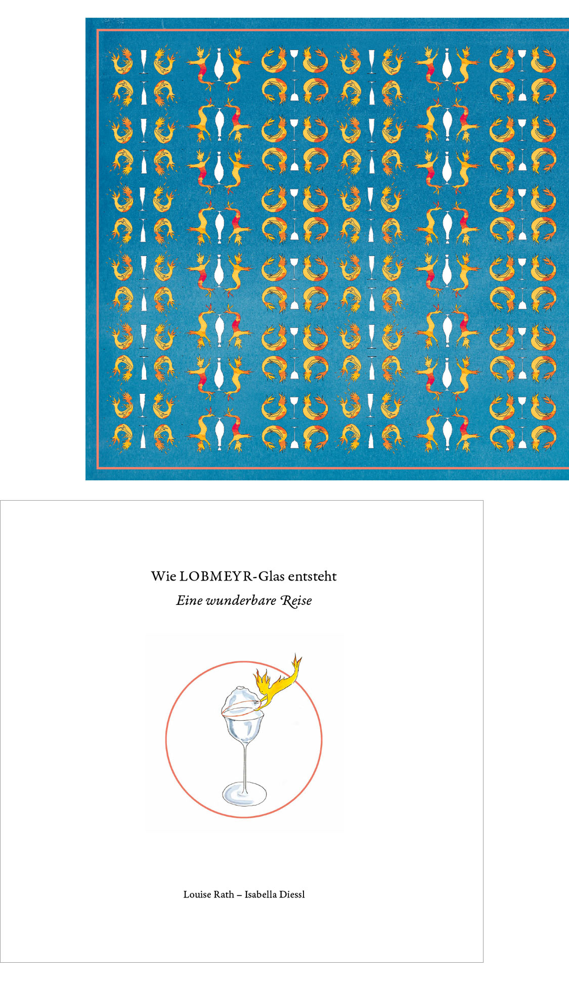 Wie Lobmeyr Glas entsteht, Bilderbuch, Illustrationen Louise Rath